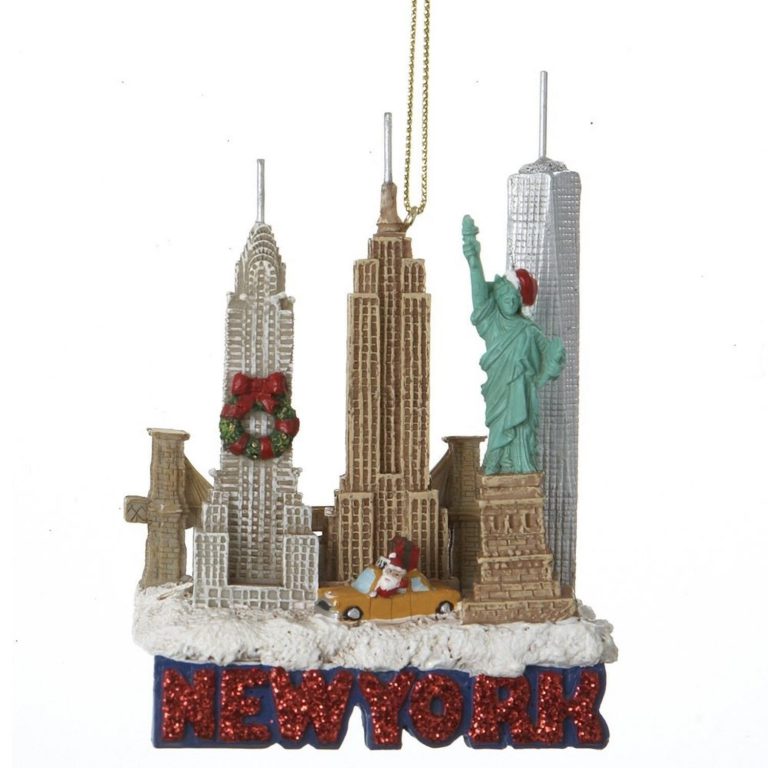 Kurt Adler City Travel New York City Ornament 3.25-Inch