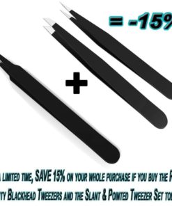 Blackhead Tweezer - Professional Curved Steel Tip Surgical Comedone & Splinte.. 13 182299424378 6