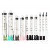 10 Pack - Syringe With Blunt Tip Needles And Caps - 1Ml 3Ml 5Ml 10Ml And 14Gx.. 3 182299425560 0