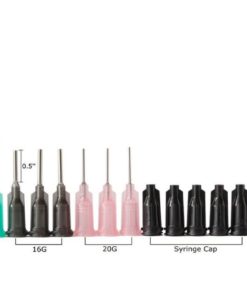 Alternative view of 10 Pack - Syringe With Blunt Tip Needles And Caps - 1Ml 3Ml 5Ml 10Ml And 14Gx..