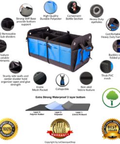 Alternative view of Trunkcratepro Premium Car-Auto Trunk Organizer Ideal For Vehicles Suv Van C..