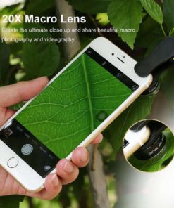 Holigoo Premium Clip-On Cell Phone Lens Kit Wide-Angle Lens 0.36X + Fisheye 1.. 12 182299429153 5