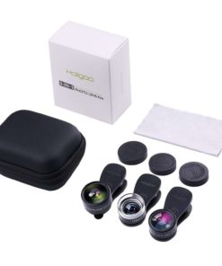 Holigoo Premium Clip-On Cell Phone Lens Kit Wide-Angle Lens 0.36X + Fisheye 1.. 13 182299429153 6