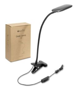 Oxyled T33 Dimmable Eye-Care Led Desk Lamp Clip On Book Light Gooseneck 2 Bri.. 13 182299432712 6