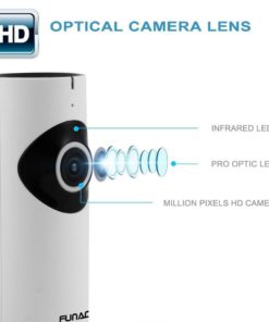 Alternative view of Funace Mini 180 Degree Fisheye Wifi Ip Network Wireless Hd Camera With 8 Gb M..
