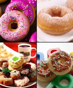 Ozera Silicone Mini Donut Pan, 18 Cavity Doughnut Baking Mold Tray - Muffin Cups, Cake Mold, Biscuit Mold, Red 10 182311922809 4
