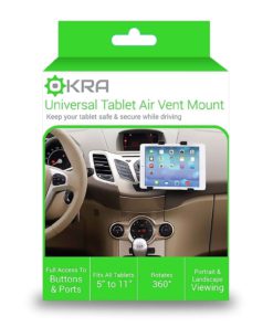 Okra Universal Tablet Air Vent Car Mount Holder With 360 Rotating Swivel Comp.. 16 182311924289 7