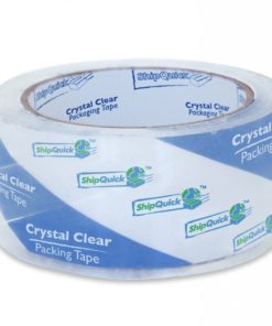 Crystal Clear Packing Tape (6 Pack) With Dispenser - Shipquick Packaging Tape.. 8 182311924467 1