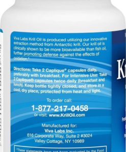 Alternative view of Viva Labs Krill Oil Dietary Supplement 60 Capsules 1 Bottle (60 Capsules)