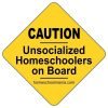 Caution: Unsocialized Homeschooler On Board Magnet 13 182311928045 0