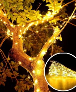 Indoor Starry String Lights Loende 34.45Ft 100 Led 4Aa Flexible Silver Batter.. 8 182311944312 1