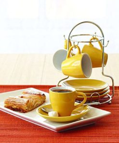 Imusa Usa A120-22181T 8-Piece Espresso Coffee Cup Set Yellow 6 182311946973 2