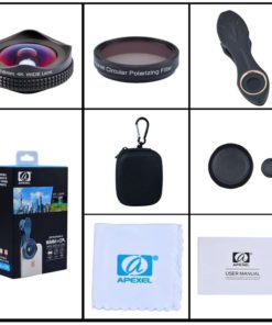 Apexel Professional 4K Hd Wide-Angle Camera Lens With Cpl Lens For Iphone 7 S.. 15 182311999797 6