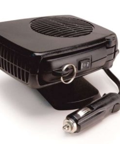 Roadpro 12V Heater And Fan With Swing-Out Handle Black
