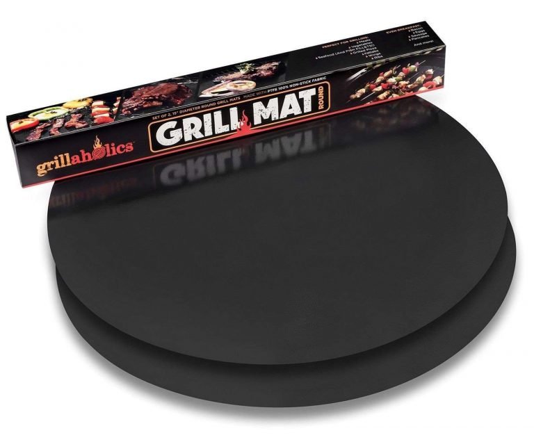 Grillaholics Grill Mat Round - As Featured On Rachael Ray Top Grilling Access..