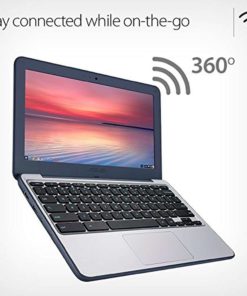 Alternative view of Asus Chromebook C202Sa-Ys01 11.6-Inch (Intel Celeron 2Gb 16Gb Emmc Dark Blue)