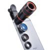 Apexel 4 In 1 Camera Lens 8X Telephoto Lens+Fisheye+Wide Angle + Macro Lens F.. 8 182312008860 0