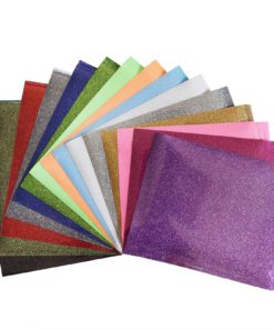 Alternative view of Fame Crafts Glitter Heat Transfer Vinyl (Htv) 12" X 10" 15-Color Starter Bundle