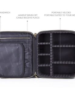 Rownyeon Mini Makeup Train Case With Portable Eva And Freely Combined 12 182312017927 3