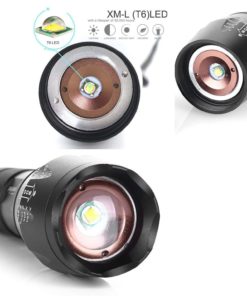 Alternative view of Aukvi 2Pcs Tactical Flashlight Military Tac Light Water Resistant 5 Mode Zoom..