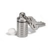 Cielo Pill Holders - Petite Slim Single Chamber Stainless Steel Keychain Pill.. 3 182312028697 0