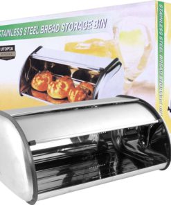 Alternative view of Bread Storage Box - Bread Bin - Bread Storage Stainless Steel Great For Perso..