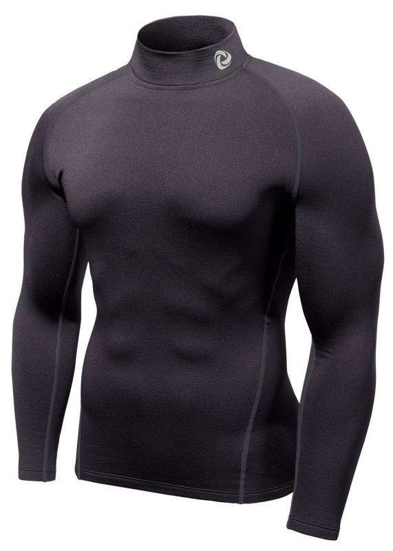 Tesla Men's Thermal Coldgear Compression Mock Long Sleeve T Shirts T32 Small