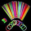 Neon Light Up Glow Sticks Bright Glo Lite Stix 8'' Bracelet Necklace Favors 2.. 5 182312037450 0