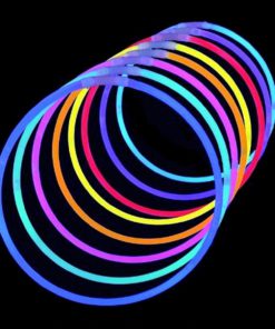 Neon Light Up Glow Sticks Bright Glo Lite Stix 8'' Bracelet Necklace Favors 2.. 9 182312037450 2