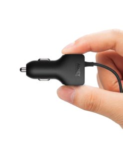 Aukey Car Charger With Aipower Usb-A Port & Attached 3.3Ft Usb-C Connector Fo.. 10 182312037674 2