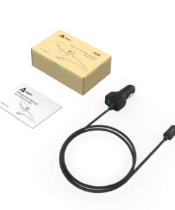 Aukey Car Charger With Aipower Usb-A Port & Attached 3.3Ft Usb-C Connector Fo.. 14 182312037674 6