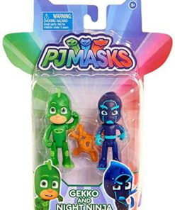 Disney Junior Pj Masks Gekko & Night Ninja Action Figure 2-Pack