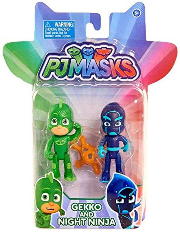 Disney Junior Pj Masks Gekko & Night Ninja Action Figure 2-Pack