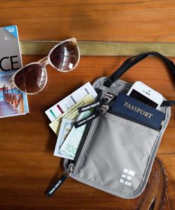 Zero Grid Neck Wallet W/Rfid Blocking- Concealed Travel Pouch & Passport Holder 13 182312048502 6