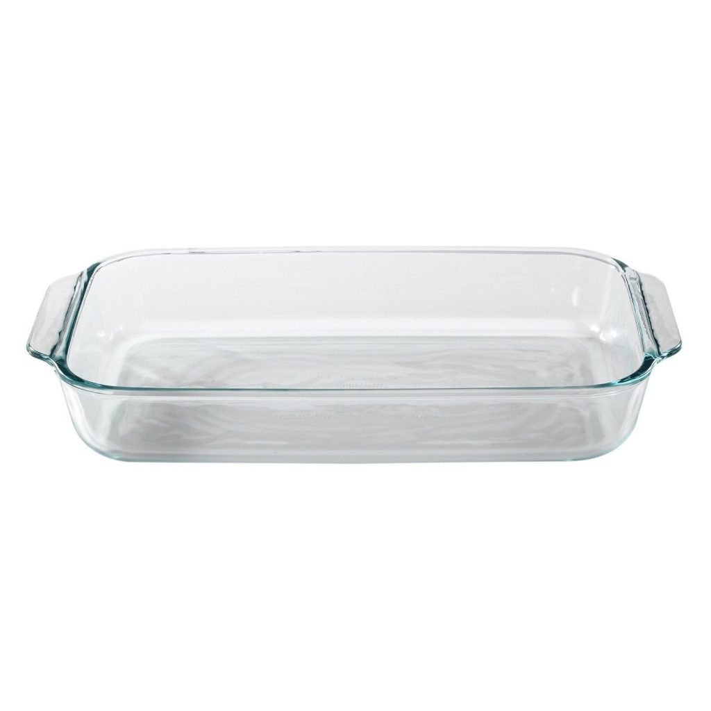 Pyrex Basics 2 Quart Glass Oblong Baking Dish Clear 7 X 11 Inch 2 Qt 1 ...