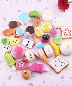 Alternative view of Random 10 Pack Squishies Squishy Toys Charms Cell Gift Phone Chain Phone Straps