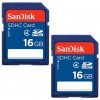 Sandisk 16Gb Class 4 Sdhc Flash Memory Card - 2 Pack Sdsdb2L-016G-B35 Retail .. 2 182312058725 0