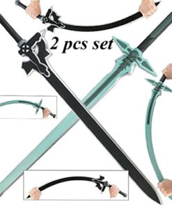 Sword Art Online Kirito Kirigaya Dark Repulsor/Elucidator Foam Larp Sword Set
