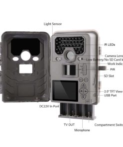 Tec.Bean 12Mp 1080P Hd Game & Trail Hunting Camera No Glow Infrared Scouting .. 11 182312061204 2