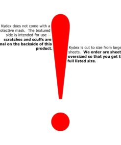 Kydex V - Black 12" X 12" X 0.125" Pack Of 1 Sheet 8 182312063106 3