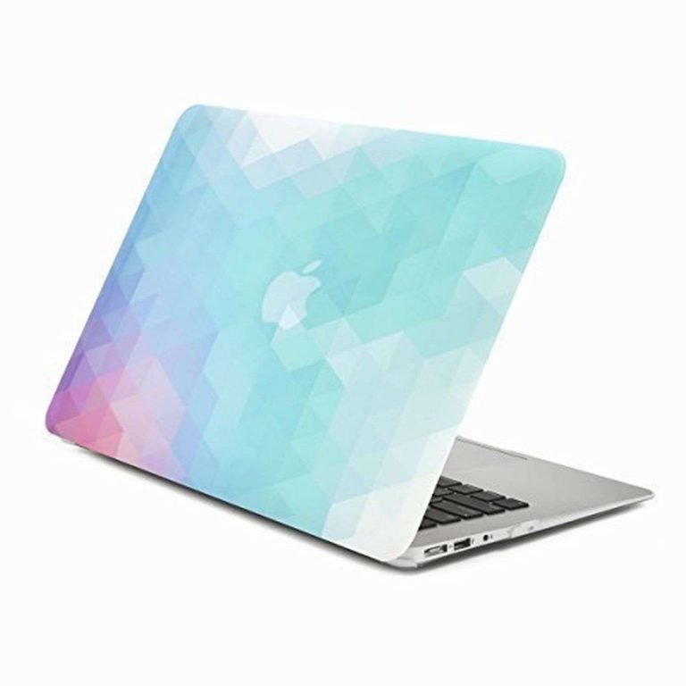 Unik Case-Purple Light Blue Gradient Ombre Triangular Galore Graphic Ultra Sl..