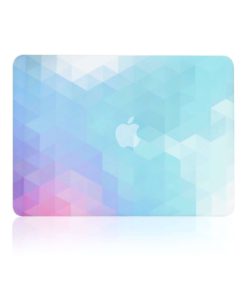 Alternative view of Unik Case-Purple Light Blue Gradient Ombre Triangular Galore Graphic Ultra Sl..