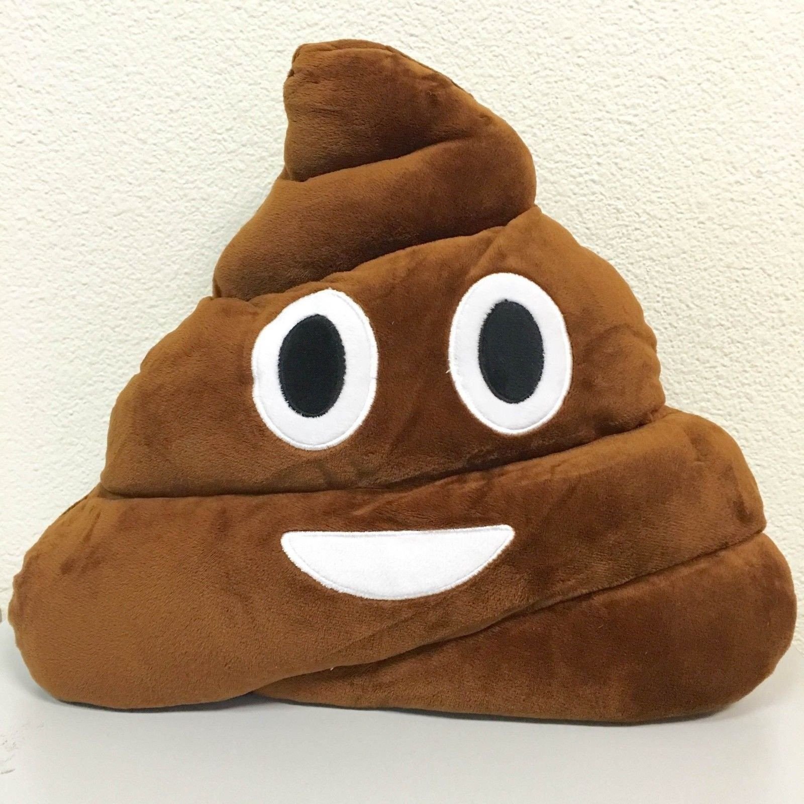 Mr Poop Emoji Smiley Emoticon Cushion Pillow Stuffed Plush Toy Doll