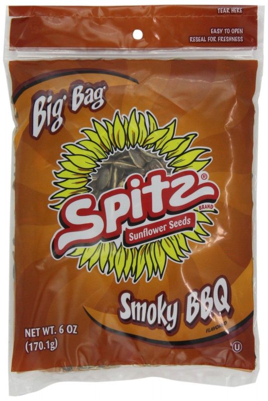 Spitz Smoky Bbq Sunflower Seeds 6-Ounce (Pack Of 12)