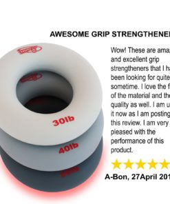 3-In-1 Hand Strengthener Grip Rings Round-Comfortable To Use-Increase Your Ha.. 11 182312076274 2