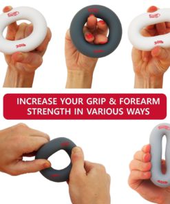 3-In-1 Hand Strengthener Grip Rings Round-Comfortable To Use-Increase Your Ha.. 12 182312076274 3