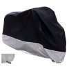 Xyzctem All Season Black Waterproof Sun Motorcycle Coverfits Up To 108" Motor..