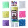 3000 Glow In The Dark Rainbow Colored Loom Bands Refill Kit - 6 Vibrant Neon .. 17 182312081954 0