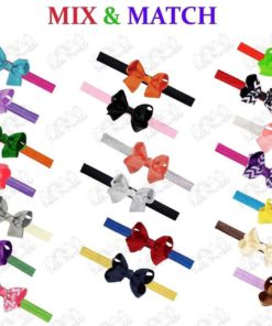 Interchangeable Baby & Newborn Bows And Headbands Set By Zelda Matilda (40 Pa.. 7 182318811859 2