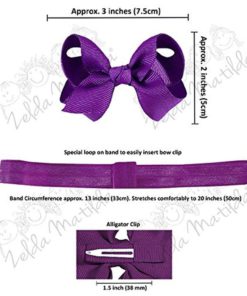 Interchangeable Baby & Newborn Bows And Headbands Set By Zelda Matilda (40 Pa.. 9 182318811859 4